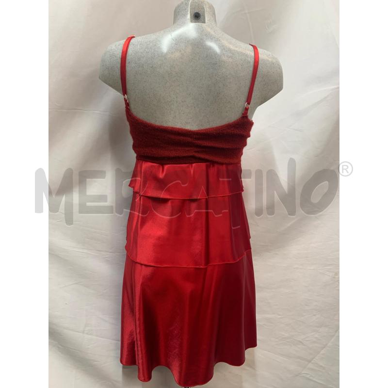 VESTITO DONNA MADE IN ITALY ROSSO  | Mercatino dell'Usato Roma re di roma 3