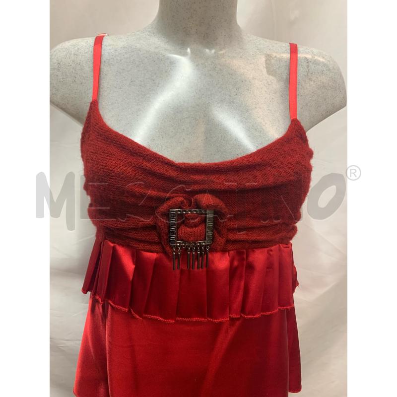 VESTITO DONNA MADE IN ITALY ROSSO  | Mercatino dell'Usato Roma re di roma 4
