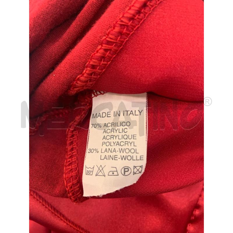 VESTITO DONNA MADE IN ITALY ROSSO  | Mercatino dell'Usato Roma re di roma 5