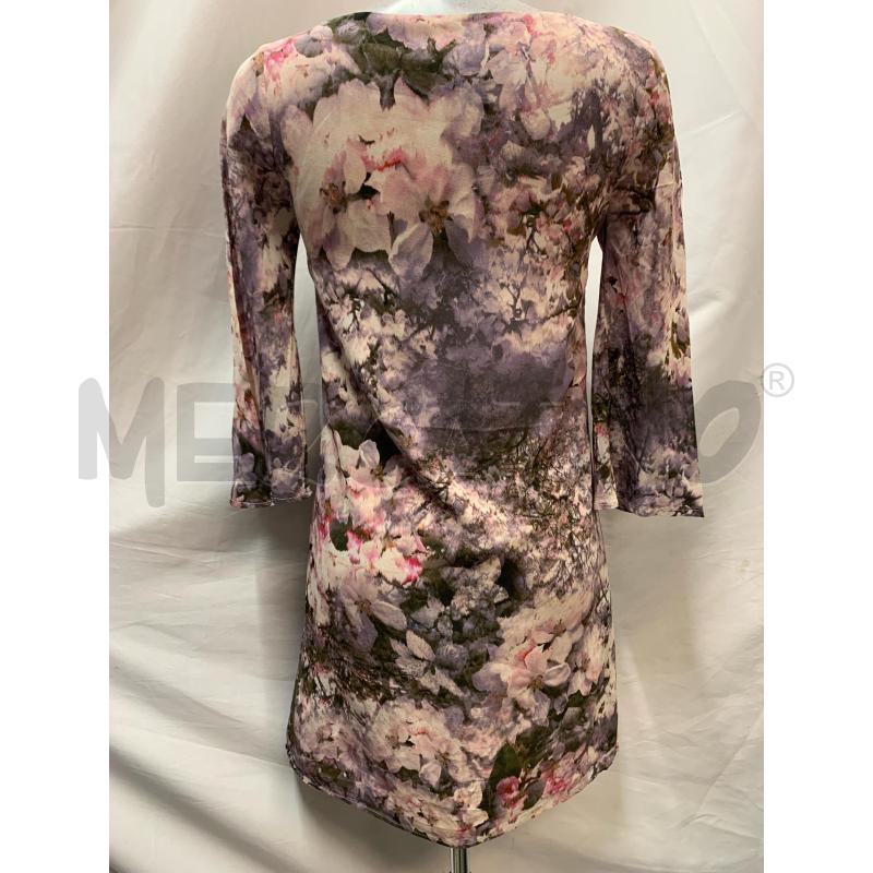VESTITO DONNA NENETTE ROSA FLOREALI | Mercatino dell'Usato Roma re di roma 2