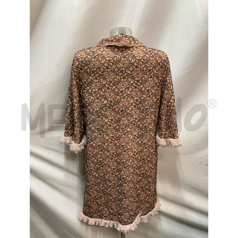 VESTITO DONNA NO BRAND ROSA RICAMI MERLETTO | Mercatino dell'Usato Roma re di roma 3