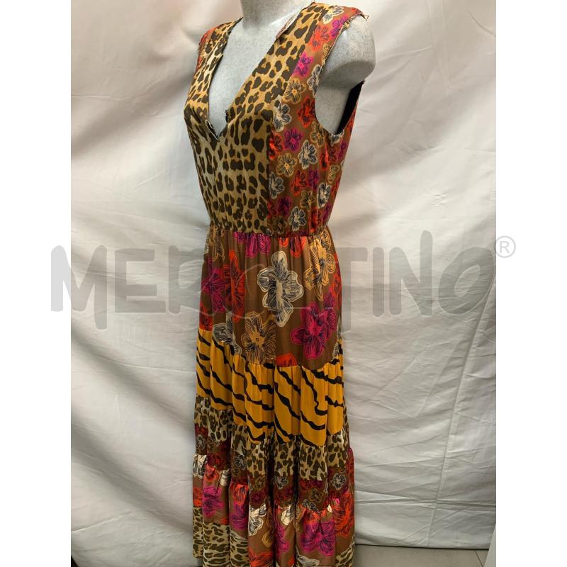VESTITO DONNA SILVIAN HEACH ANIMALIER BEIGE FIORI | Mercatino dell'Usato Roma re di roma 2