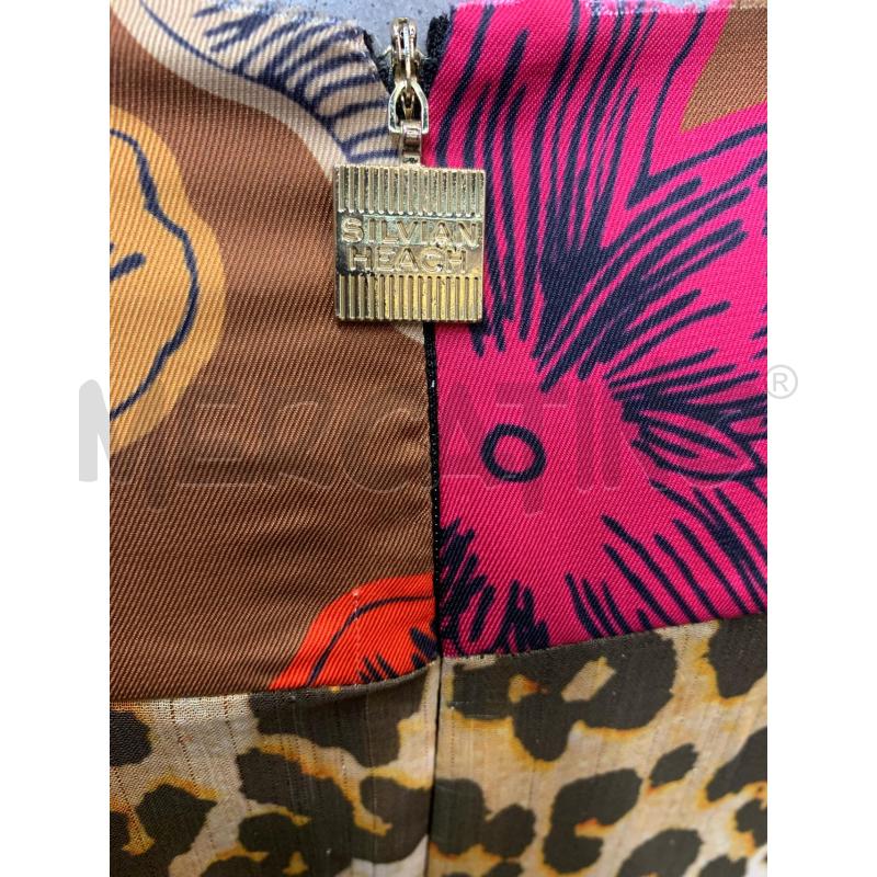 VESTITO DONNA SILVIAN HEACH ANIMALIER BEIGE FIORI | Mercatino dell'Usato Roma re di roma 4