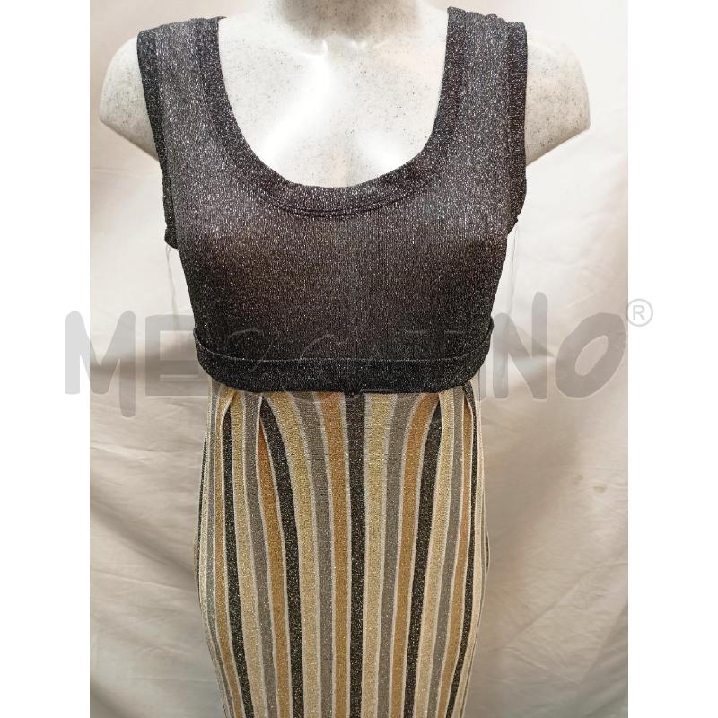 VESTITO DONNA TWIN SET GLITTER GRIGIO DORAT | Mercatino dell'Usato Roma re di roma 4