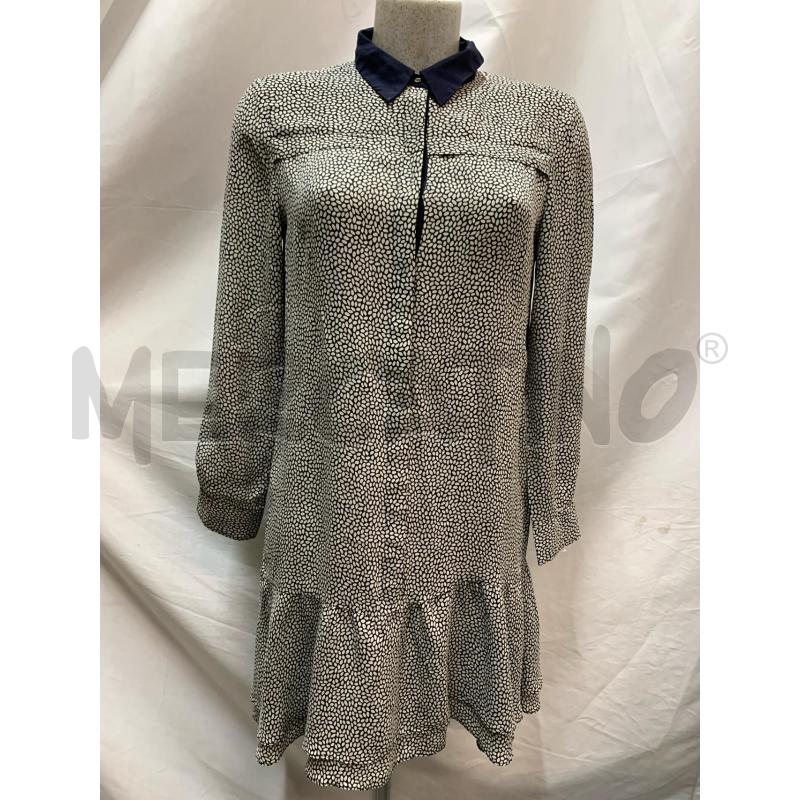 VESTITO DONNA WHISTLES SETA BEIGE BLU | Mercatino dell'Usato Roma re di roma 1