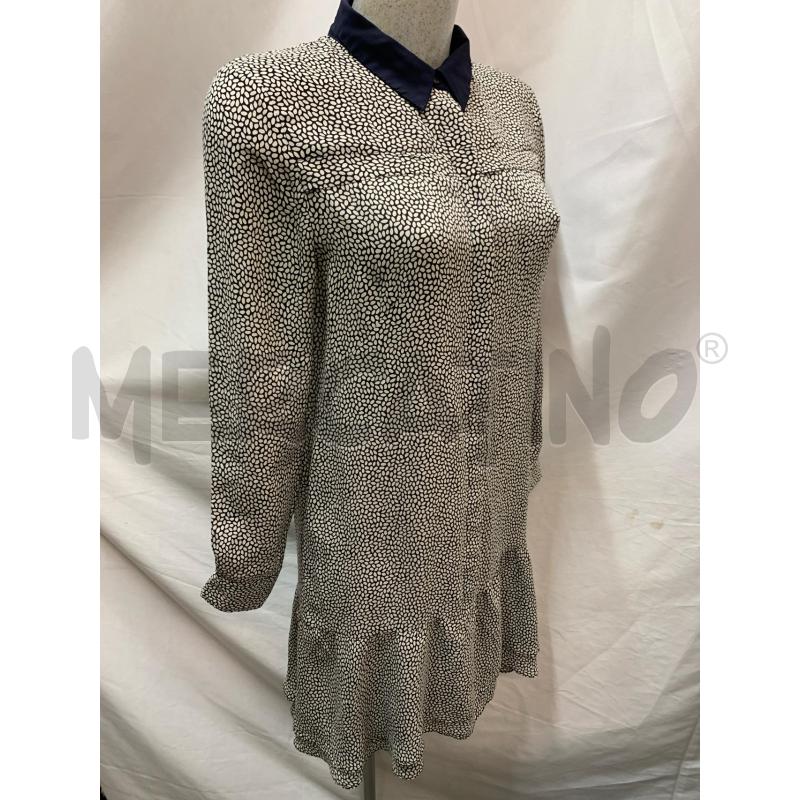 VESTITO DONNA WHISTLES SETA BEIGE BLU | Mercatino dell'Usato Roma re di roma 2