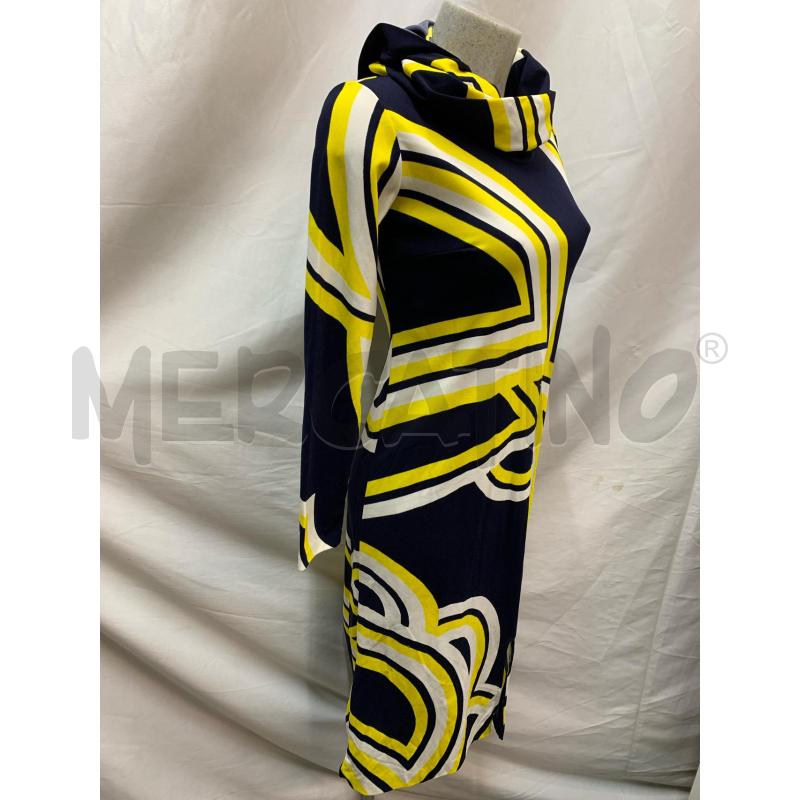 VESTITO FAIR LADY BLU GIALLO  | Mercatino dell'Usato Roma re di roma 3