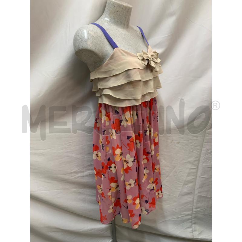 VESTITO FORNARINA ROSA ANTICO FIORI VARI | Mercatino dell'Usato Roma re di roma 2
