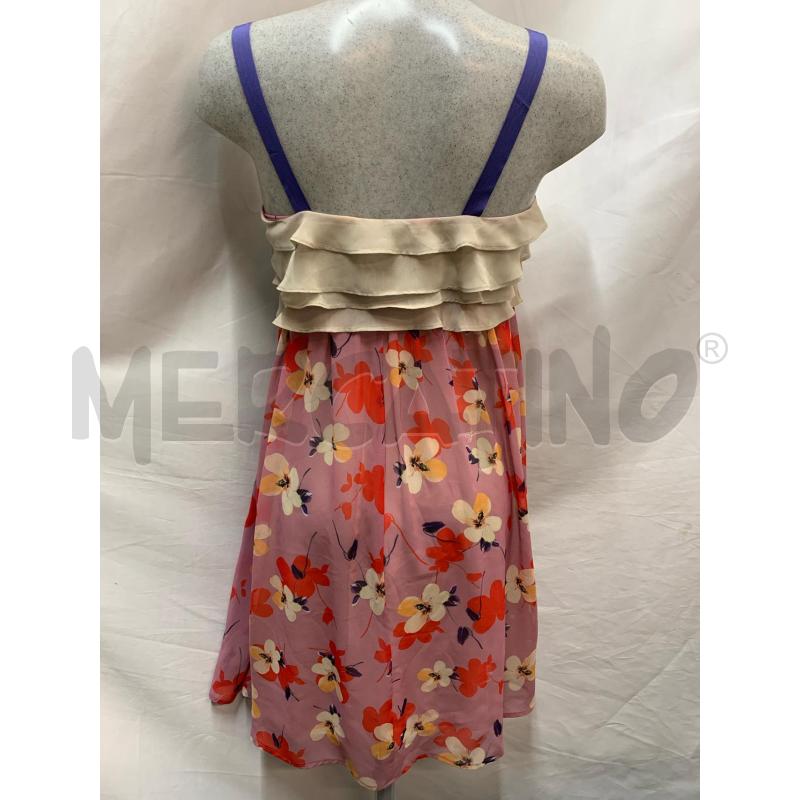 VESTITO FORNARINA ROSA ANTICO FIORI VARI | Mercatino dell'Usato Roma re di roma 3