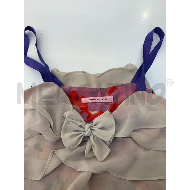 VESTITO FORNARINA ROSA ANTICO FIORI VARI | Mercatino dell'Usato Roma re di roma 5