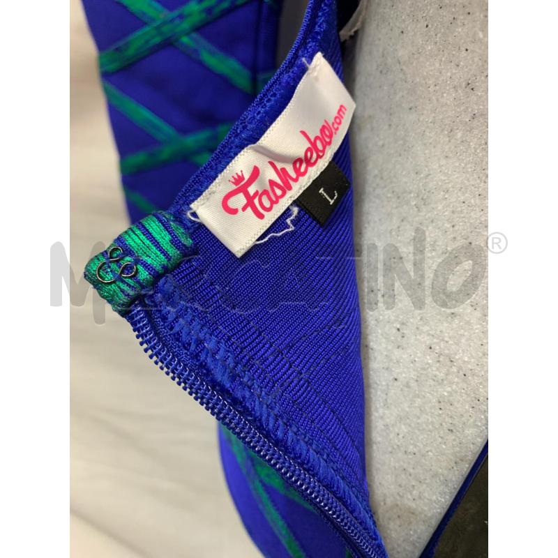 VESTITO FSHEEBO.COM BLU ELETTRICO INTROCI VERDE  | Mercatino dell'Usato Roma re di roma 5