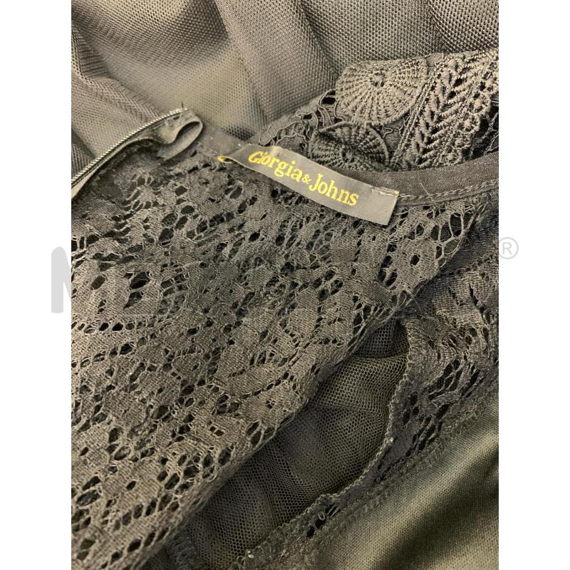 VESTITO GIORGIA E JONH NERO TULLE RICAMO | Mercatino dell'Usato Roma re di roma 5