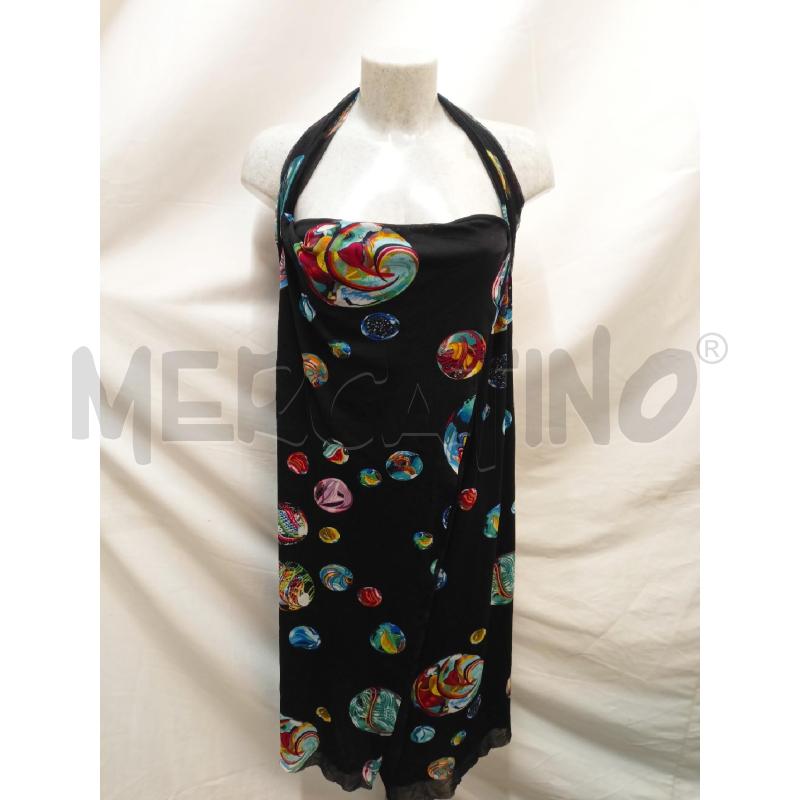 VESTITO KENZO JEANS NERO FANTASIA | Mercatino dell'Usato Roma re di roma 1