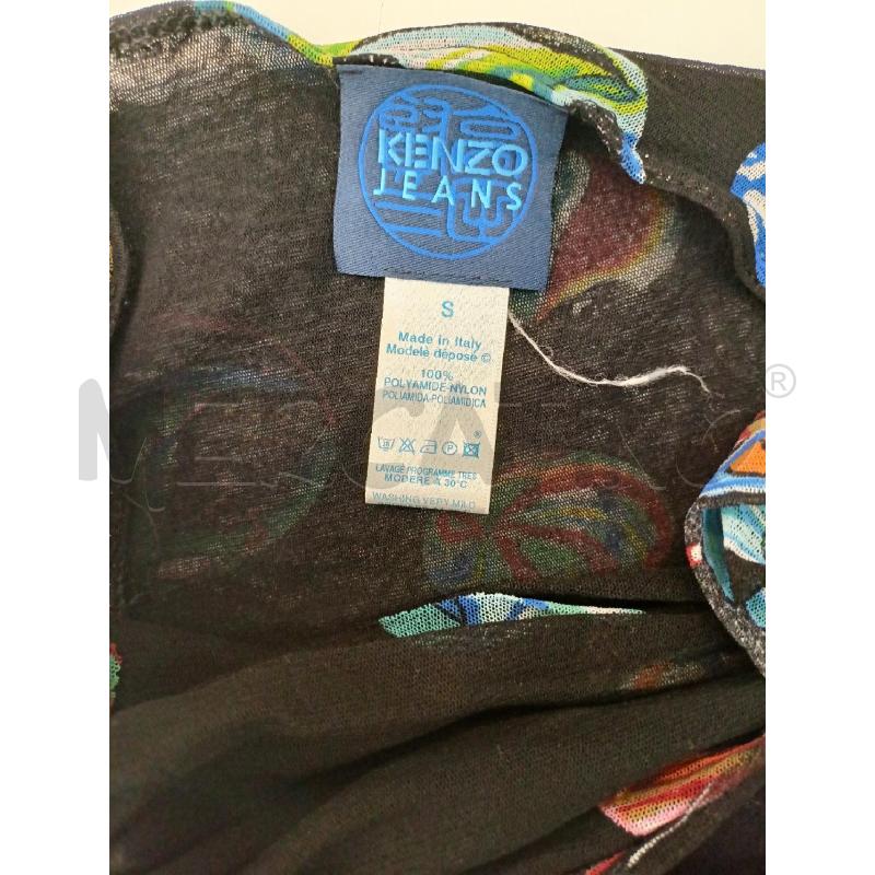 VESTITO KENZO JEANS NERO FANTASIA | Mercatino dell'Usato Roma re di roma 5