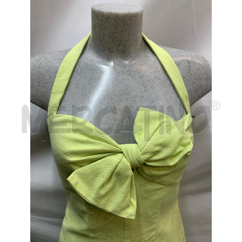 VESTITO LUISA SPAGNOLI VERDE LIME FIOCCO  | Mercatino dell'Usato Roma re di roma 4