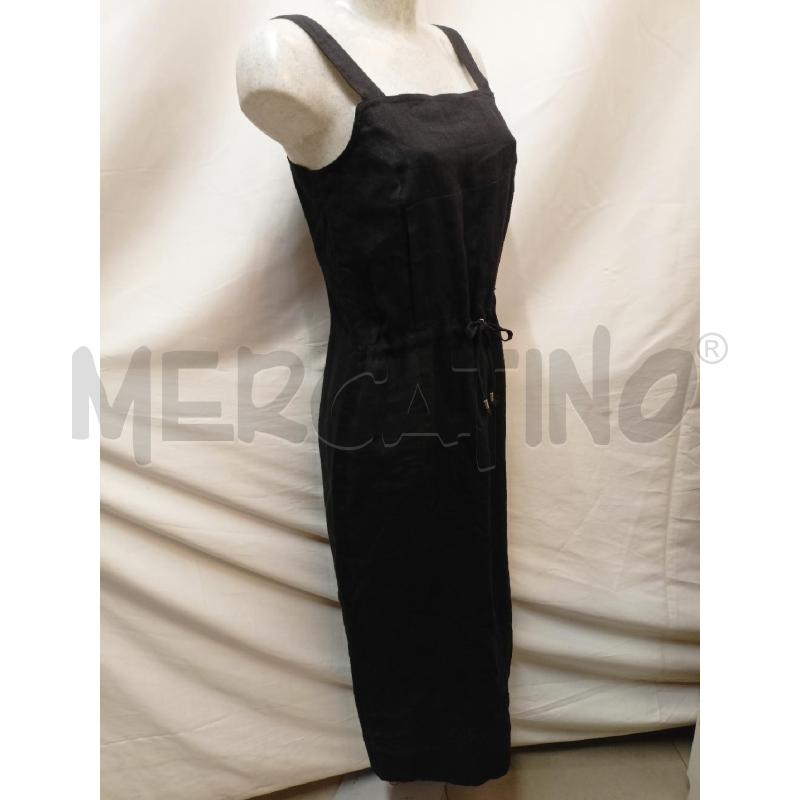 VESTITO MARIELLA ROSATI NERO LINO CULISSE | Mercatino dell'Usato Roma re di roma 2