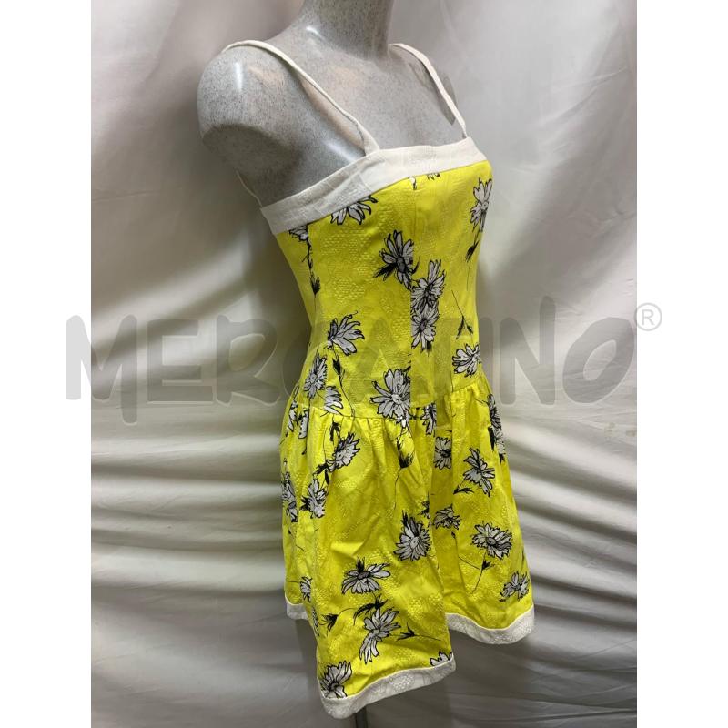 VESTITO MAX MARA GIALLO FIORI BIANCHI  | Mercatino dell'Usato Roma re di roma 2
