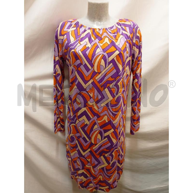 VESTITO MISSONI ARANCIO VIOLA BEIGE | Mercatino dell'Usato Roma re di roma 1