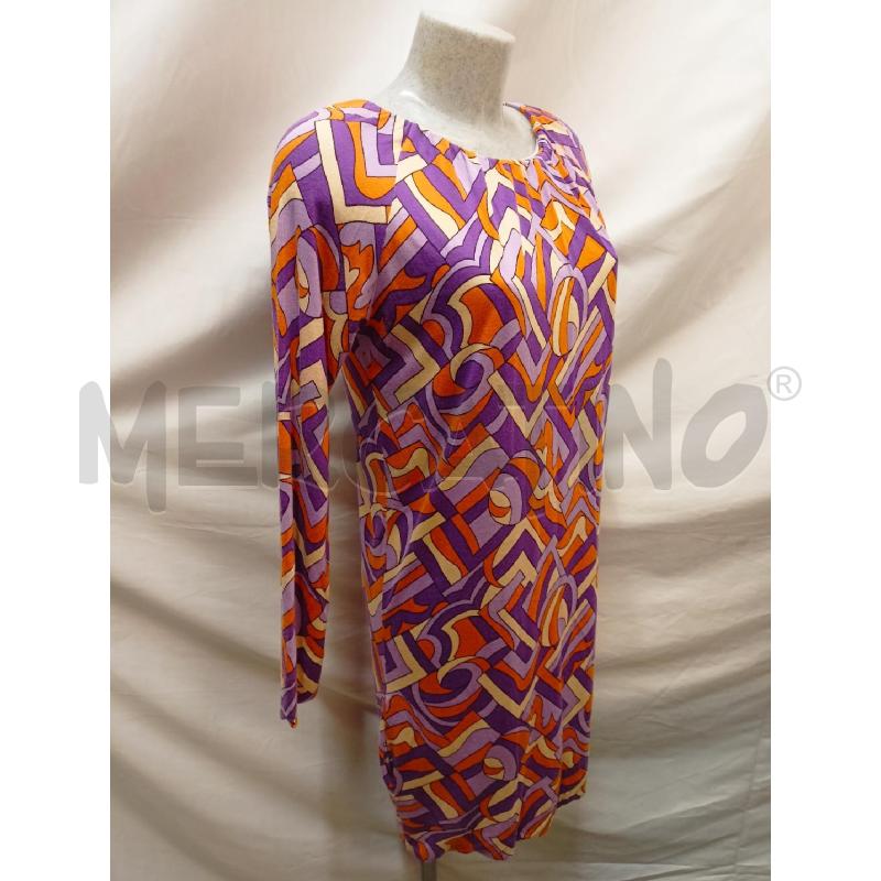 VESTITO MISSONI ARANCIO VIOLA BEIGE | Mercatino dell'Usato Roma re di roma 2