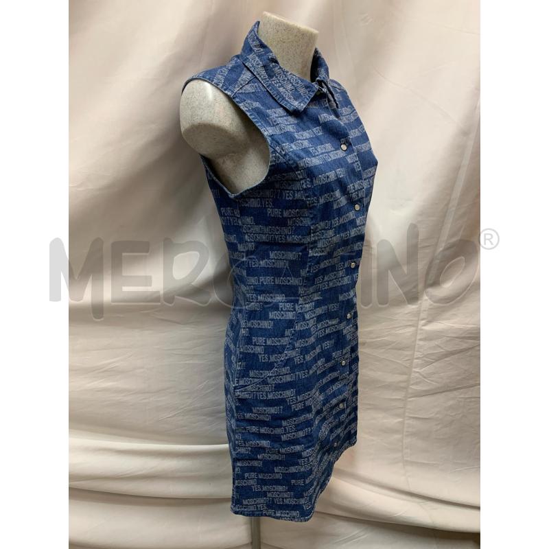 VESTITO MOSCHINO DENIM LOGO | Mercatino dell'Usato Roma re di roma 2