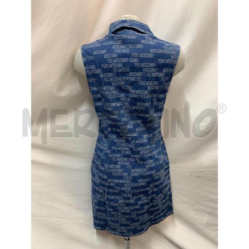 VESTITO MOSCHINO DENIM LOGO | Mercatino dell'Usato Roma re di roma 3