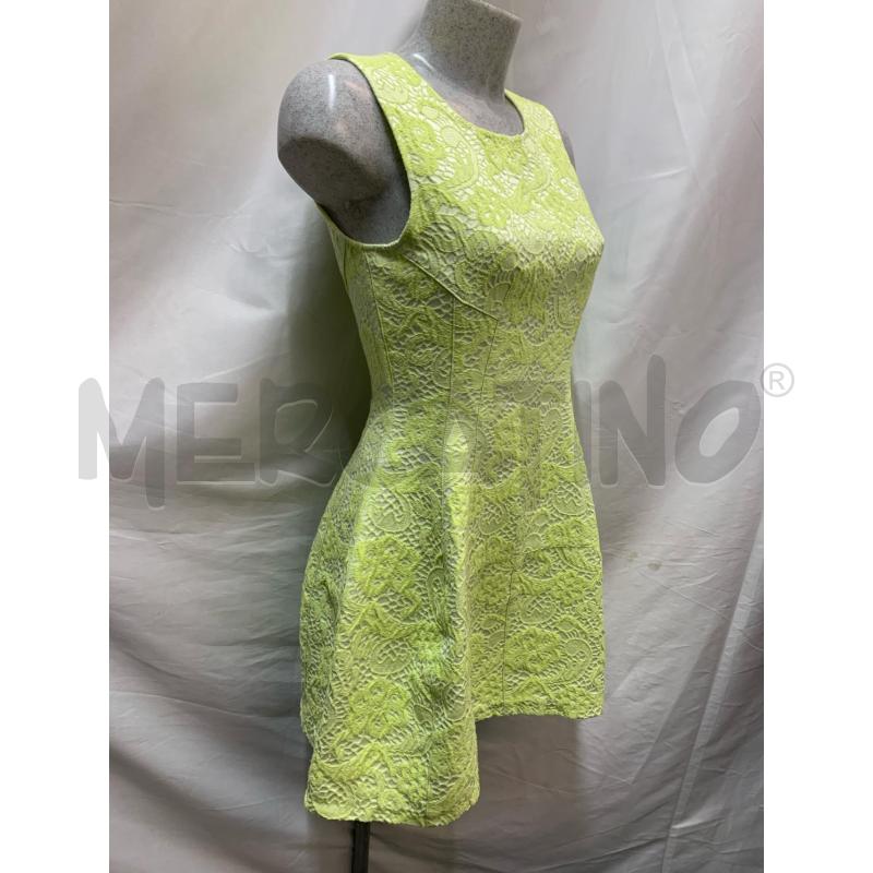 VESTITO PINKO BIANCO FIORI VERDE LIME | Mercatino dell'Usato Roma re di roma 2