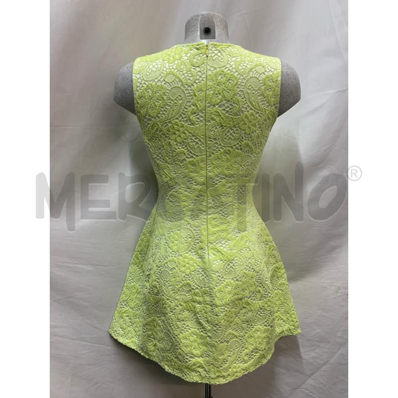 VESTITO PINKO BIANCO FIORI VERDE LIME | Mercatino dell'Usato Roma re di roma 3