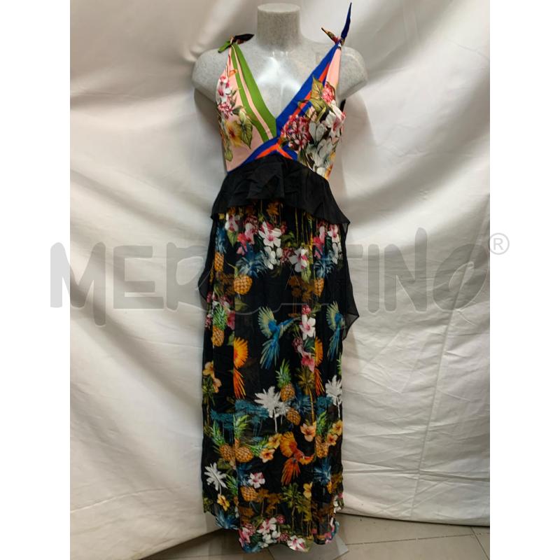 VESTITO PINKO NERO MULTICOLOR  | Mercatino dell'Usato Roma re di roma 1