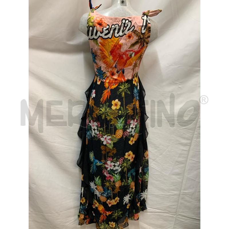 VESTITO PINKO NERO MULTICOLOR  | Mercatino dell'Usato Roma re di roma 3