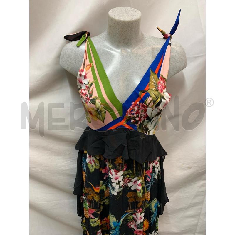 VESTITO PINKO NERO MULTICOLOR  | Mercatino dell'Usato Roma re di roma 4