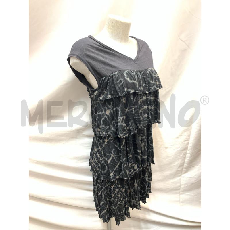 VESTITO SANDRO NERO STAMPA ETNICA | Mercatino dell'Usato Roma re di roma 2