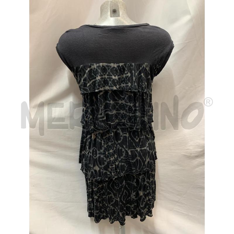 VESTITO SANDRO NERO STAMPA ETNICA | Mercatino dell'Usato Roma re di roma 3