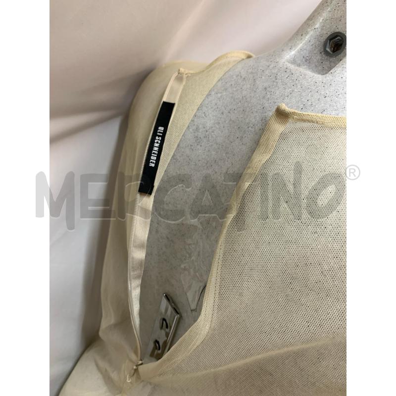VESTITO ULI SCHNEIDER TULLE BEIGE RICAMI  | Mercatino dell'Usato Roma re di roma 5