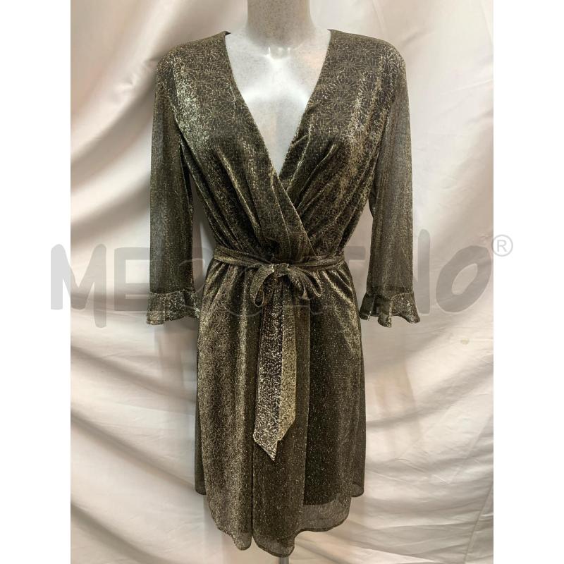 VESTITO UN JOUR AILLEURNERO RICAMI ORO TULLE | Mercatino dell'Usato Roma re di roma 1