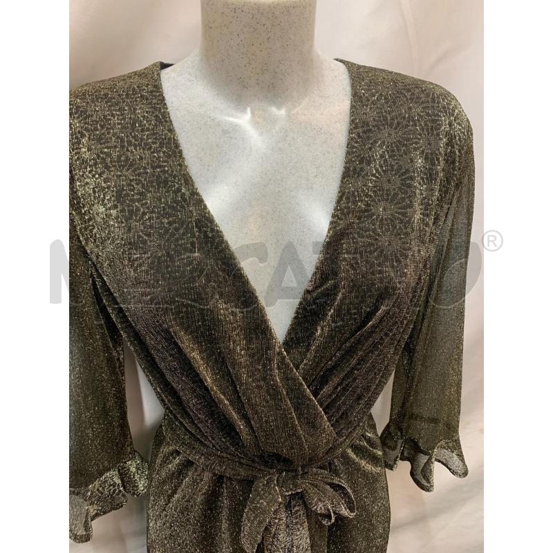 VESTITO UN JOUR AILLEURNERO RICAMI ORO TULLE | Mercatino dell'Usato Roma re di roma 2