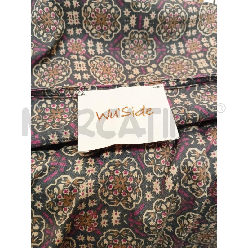 VESTITO WU SIDE MARRONE RICAMI ETNICI  | Mercatino dell'Usato Roma re di roma 5