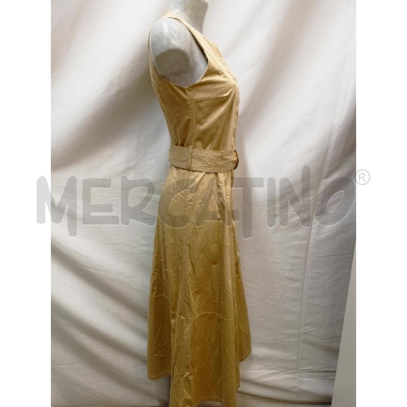 VESTITO  IVY & OAK  BEIGE BOTTONI CINTURA  | Mercatino dell'Usato Roma re di roma 3