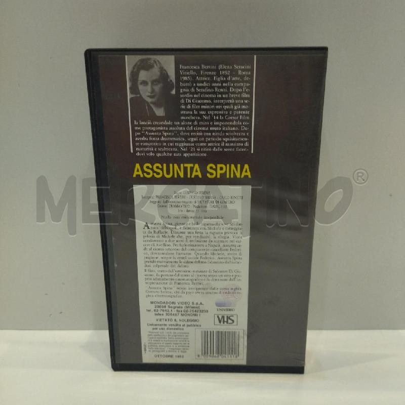 VHS ASSUNTA SPINA BERTINI | Mercatino dell'Usato Roma re di roma 3