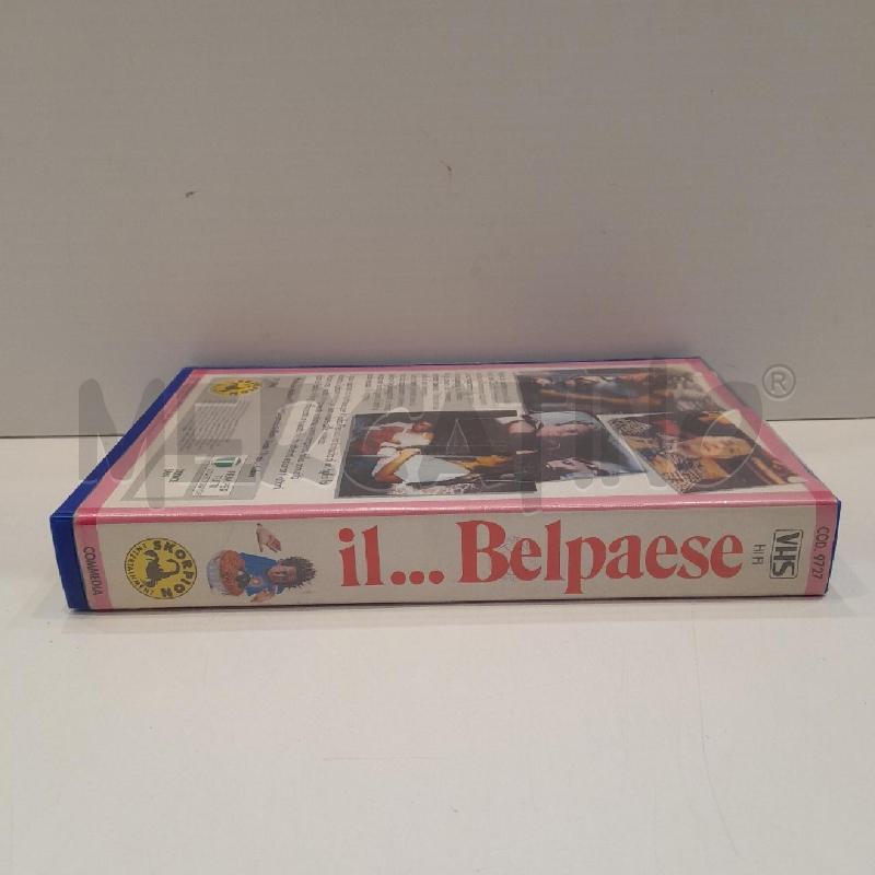 VHS IL BELPAESE PAOLO VILLAGGIO EDIZIONE SKORPION 1994 | Mercatino dell'Usato Roma re di roma 3