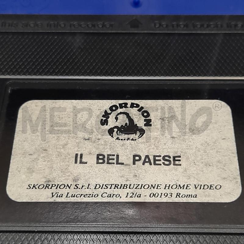 VHS IL BELPAESE PAOLO VILLAGGIO EDIZIONE SKORPION 1994 | Mercatino dell'Usato Roma re di roma 5