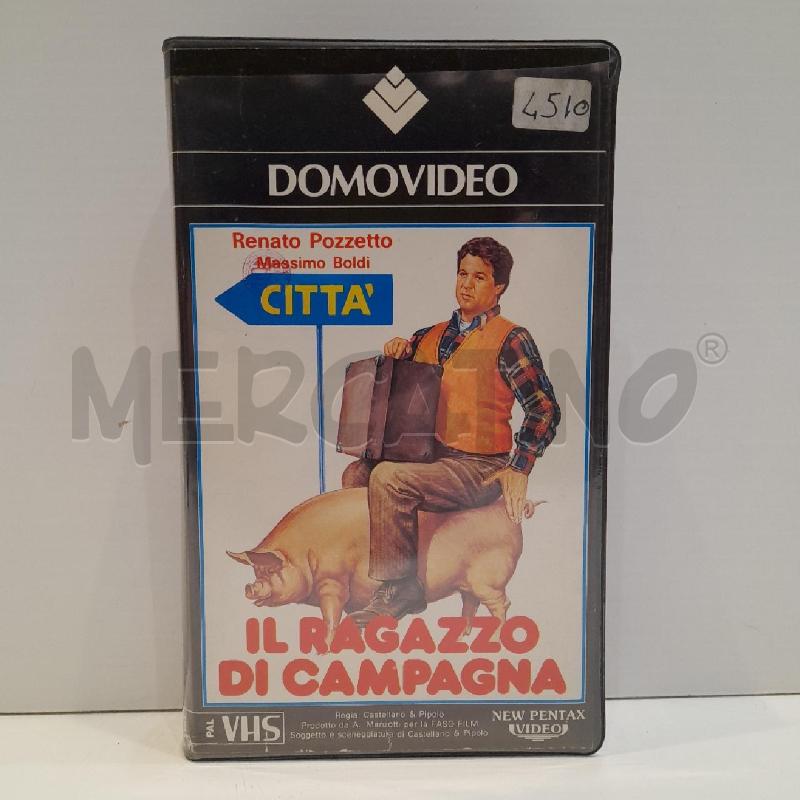 VHS IL RAGAZZO DI CAMPAGNA RENATO POZZETTO EDIZIONE DOMOVIDEO | Mercatino dell'Usato Roma re di roma 1