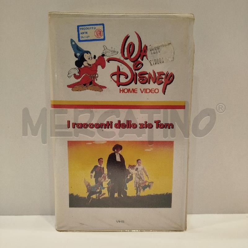 VHS I RACCONTI DELLO ZIO TOM 1966 WALT DISNEY HOME VIDEO COD.4041 PRIMA EDIZIONE | Mercatino dell'Usato Roma re di roma 1