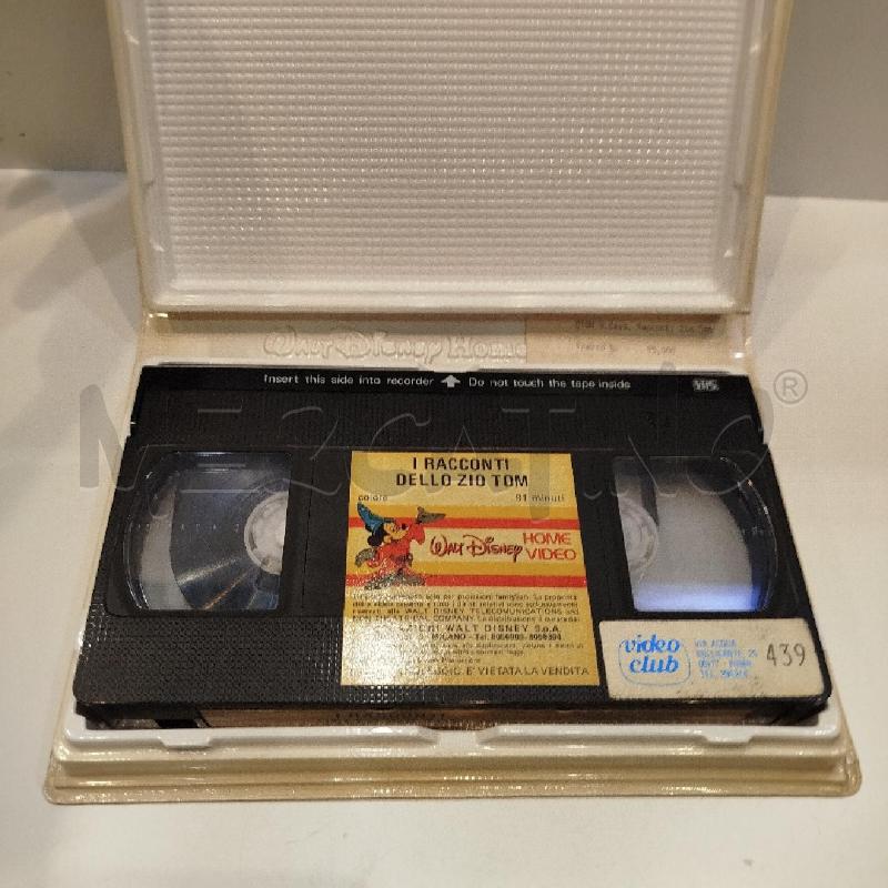 VHS I RACCONTI DELLO ZIO TOM 1966 WALT DISNEY HOME VIDEO COD.4041 PRIMA EDIZIONE | Mercatino dell'Usato Roma re di roma 4
