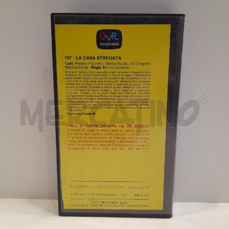 VHS LA CASA STREGATA RENATO POZZETTO EDIZIONE CVR | Mercatino dell'Usato Roma re di roma 3
