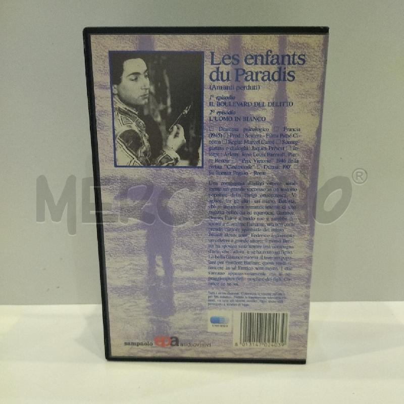 VHS LES ENFANTS DU PARADIS CARNÈ | Mercatino dell'Usato Roma re di roma 3