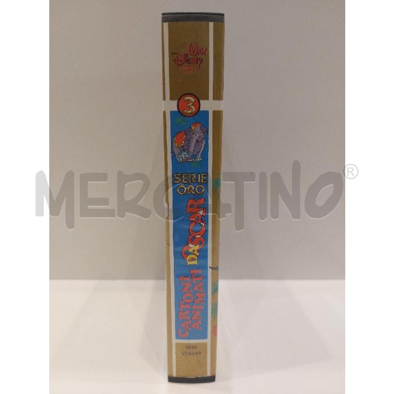 VHS SERIE ORO CARTONI ANIMATI DA OSCAR WALT DISNEY | Mercatino dell'Usato Roma re di roma 2