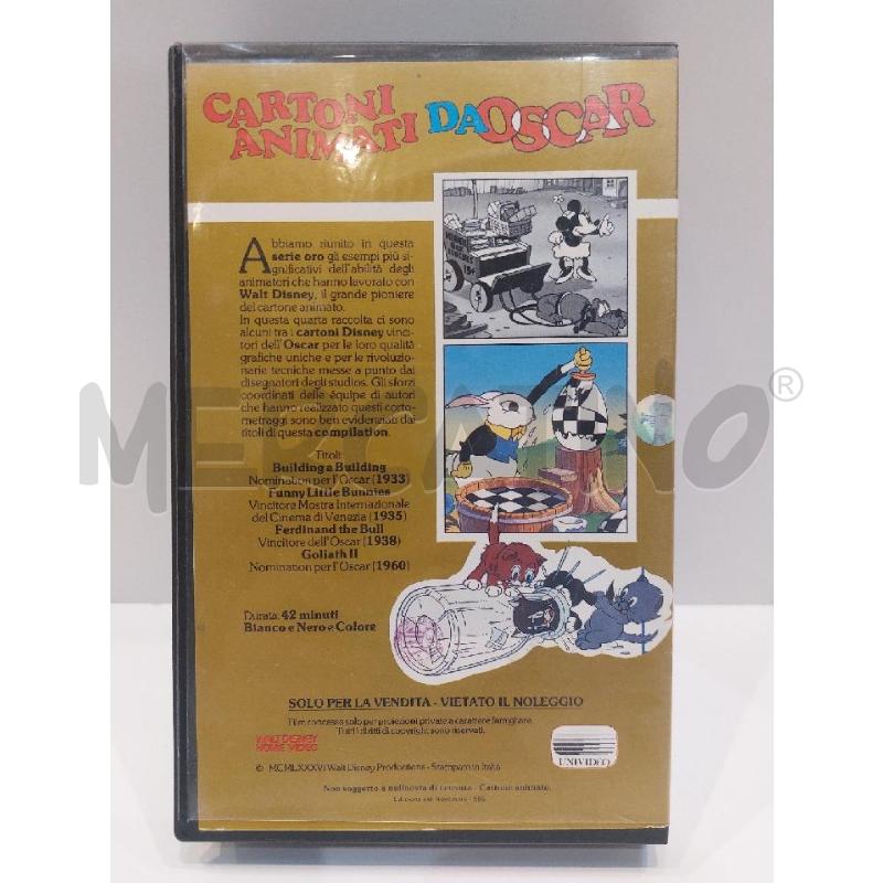 VHS SERIE ORO CARTONI ANIMATI DA OSCAR WALT DISNEY | Mercatino dell'Usato Roma re di roma 3