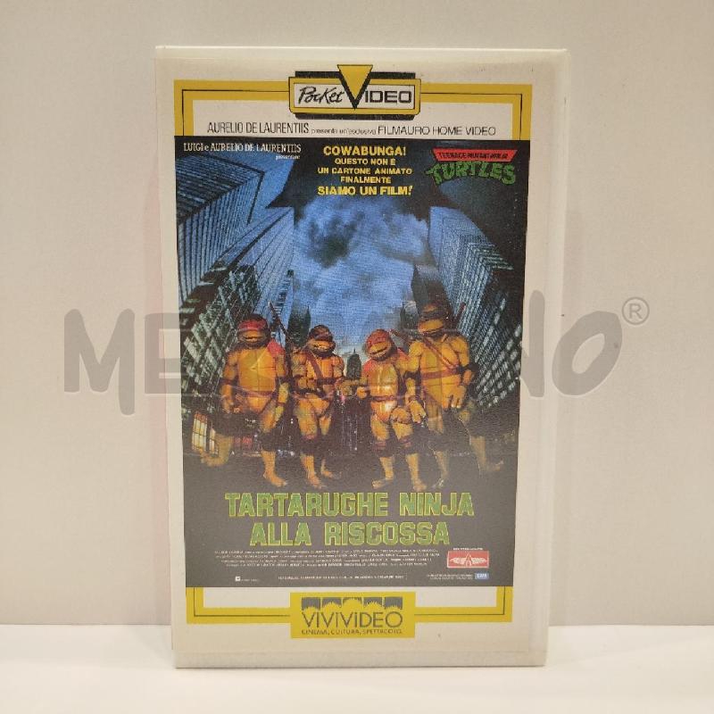 VHS TARTARUGHE NINJA ALLA RISCOSSA 1991 VIVIVIDEO | Mercatino dell'Usato Roma re di roma 1