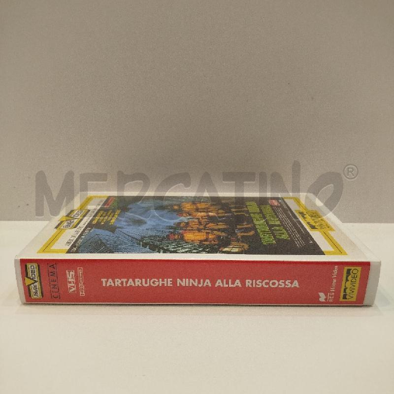 VHS TARTARUGHE NINJA ALLA RISCOSSA 1991 VIVIVIDEO | Mercatino dell'Usato Roma re di roma 3