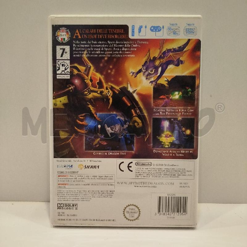 VIDEOGIOCO NINTENDO WII SPYRO THE ETERNAL NIGHT ITALIANO | Mercatino dell'Usato Roma re di roma 2